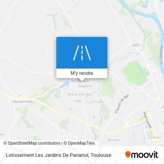 Lotissement Les Jardins De Panariol plan