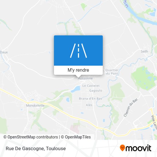 Rue De Gascogne plan