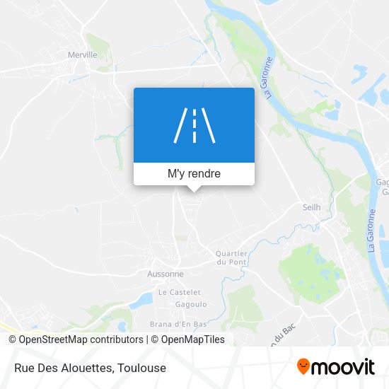 Rue Des Alouettes plan