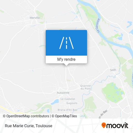Rue Marie Curie plan