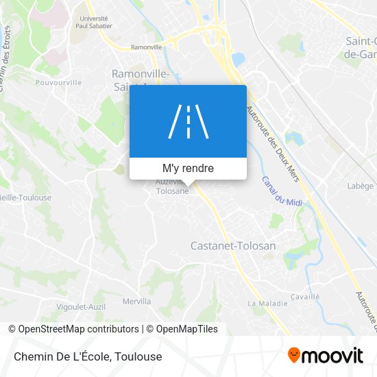Chemin De L'École plan