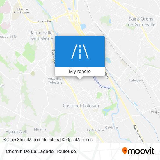 Chemin De La Lacade plan