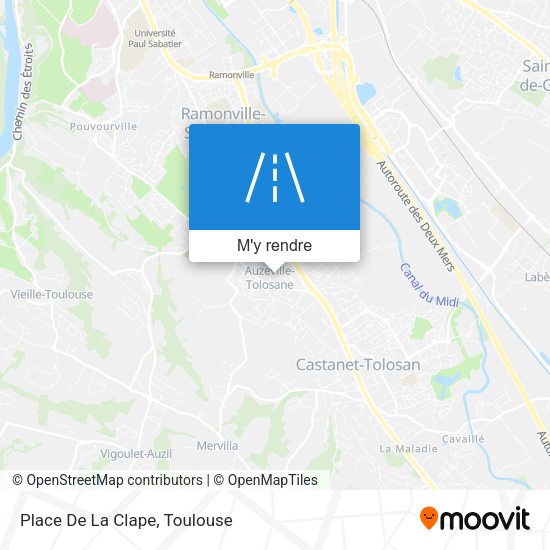Place De La Clape plan