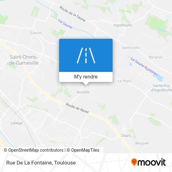 Rue De La Fontaine plan