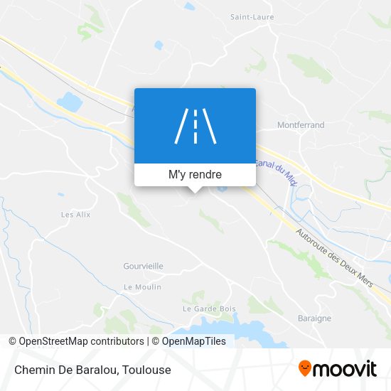 Chemin De Baralou plan
