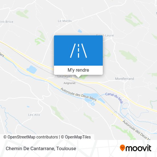 Chemin De Cantarrane plan