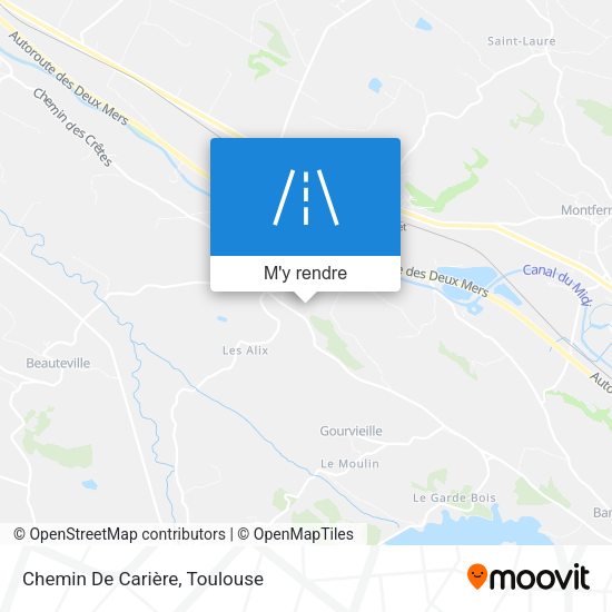 Chemin De Carière plan