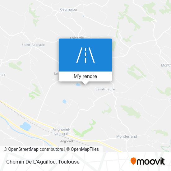 Chemin De L'Aguillou plan