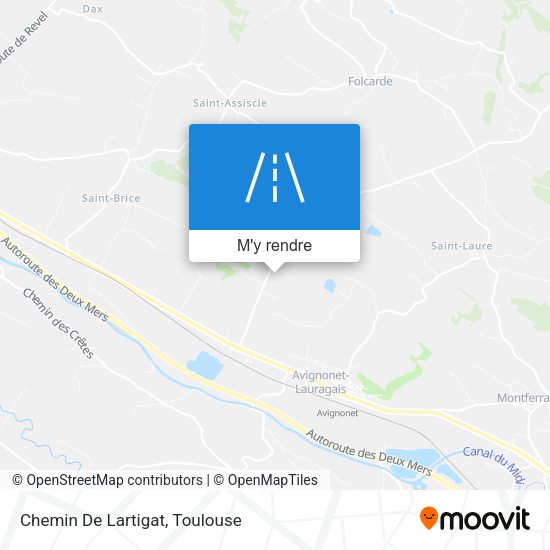 Chemin De Lartigat plan