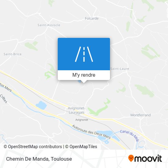 Chemin De Manda plan