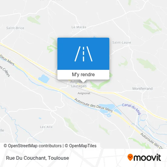 Rue Du Couchant plan