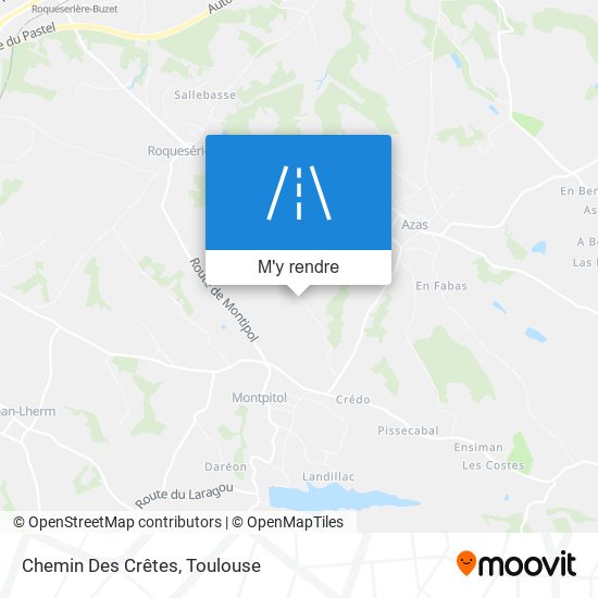 Chemin Des Crêtes plan