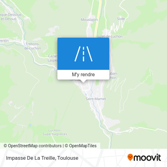 Impasse De La Treille plan