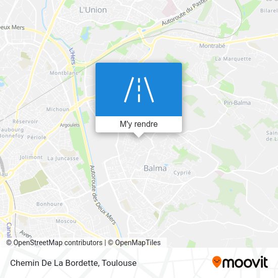 Chemin De La Bordette plan