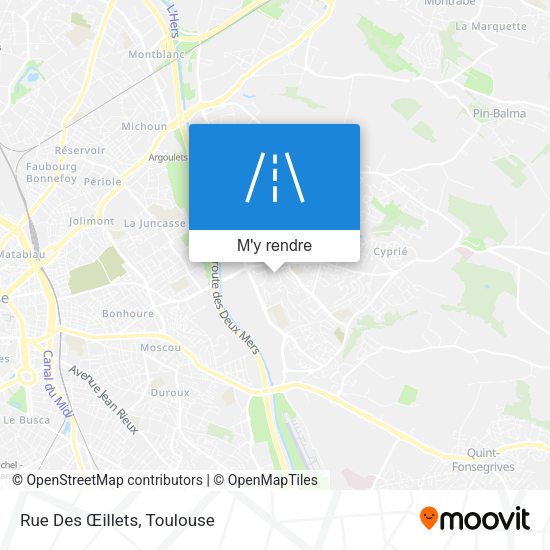 Rue Des Œillets plan