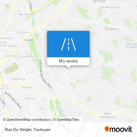 Rue Du Verger plan