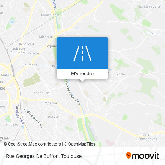Rue Georges De Buffon plan