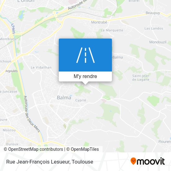 Rue Jean-François Lesueur plan