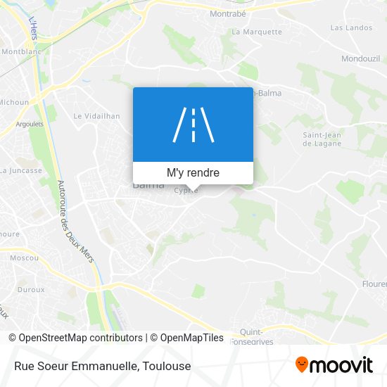 Rue Soeur Emmanuelle plan