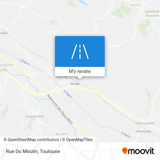 Rue Du Moulin plan