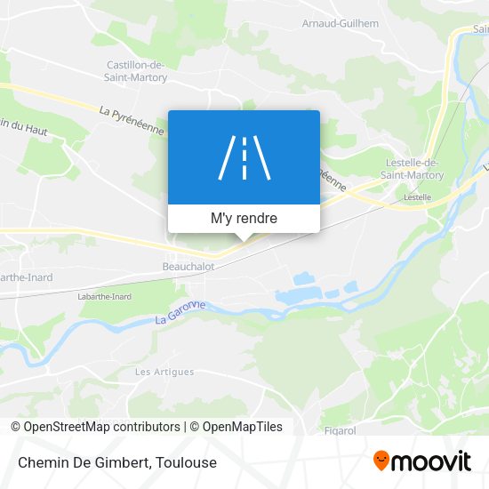 Chemin De Gimbert plan