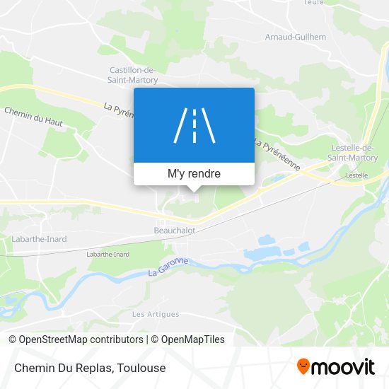 Chemin Du Replas plan
