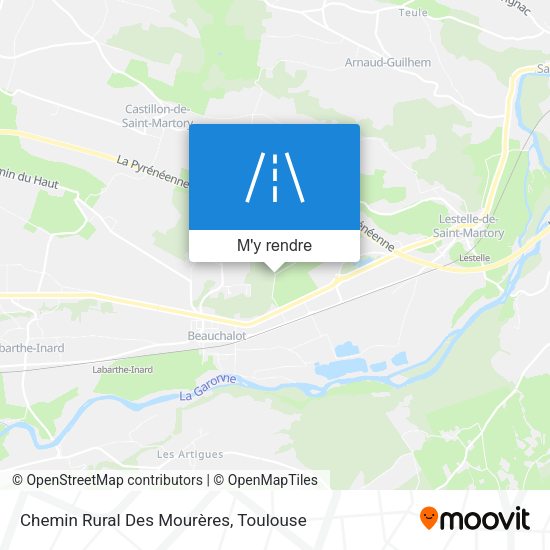 Chemin Rural Des Mourères plan