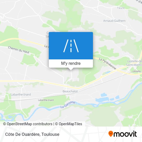 Côte De Ouardère plan