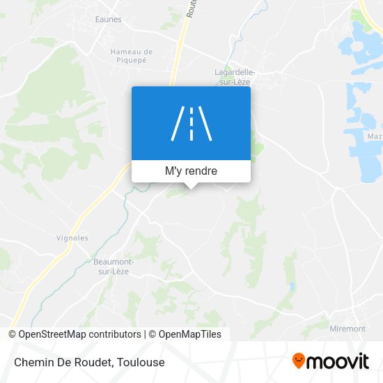 Chemin De Roudet plan