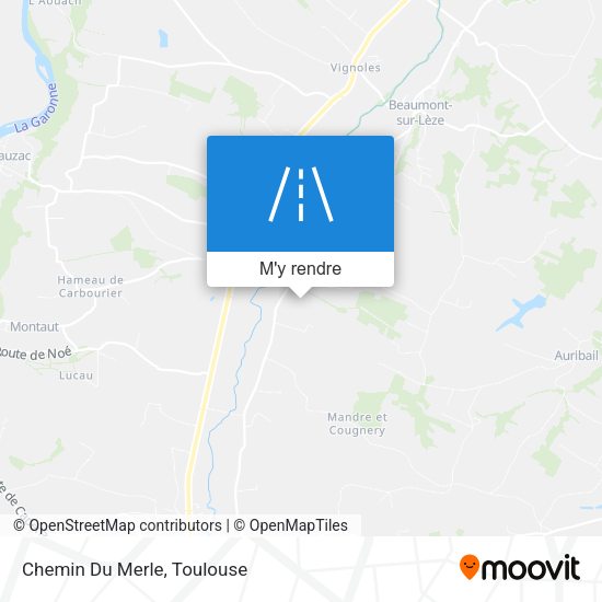 Chemin Du Merle plan