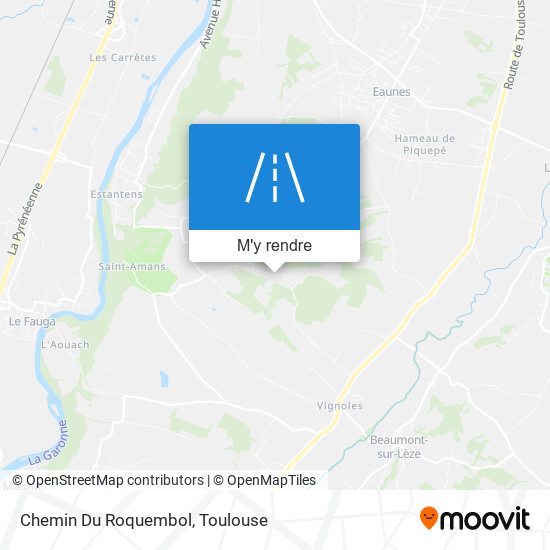 Chemin Du Roquembol plan