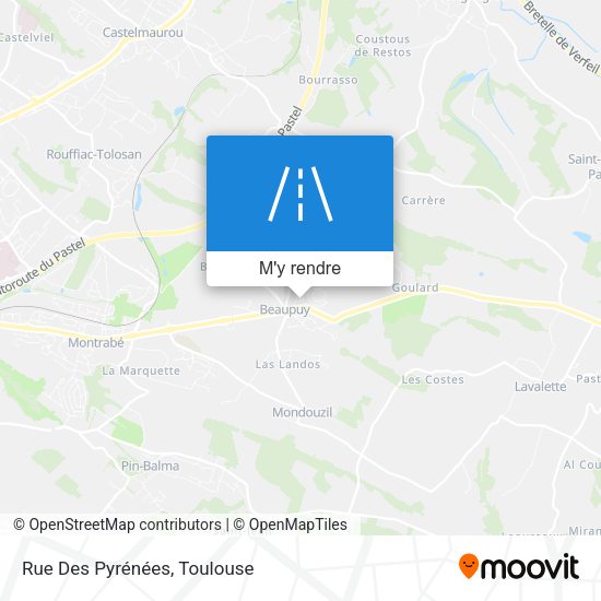 Rue Des Pyrénées plan