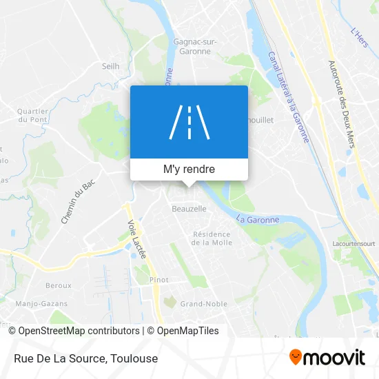 Rue De La Source plan