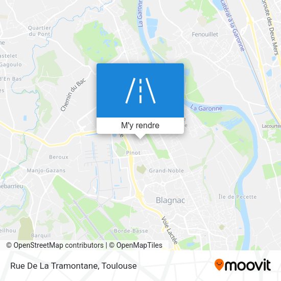 Rue De La Tramontane plan