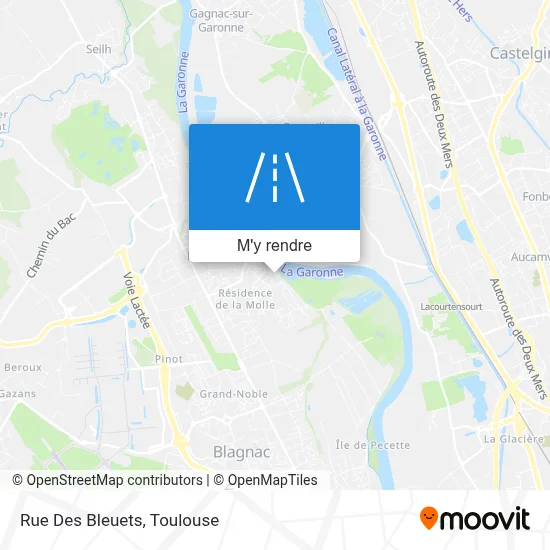 Rue Des Bleuets plan