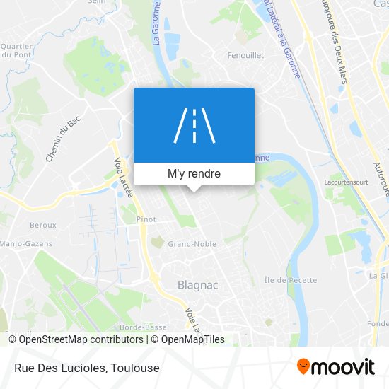 Rue Des Lucioles plan