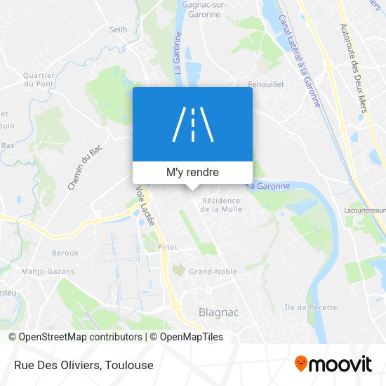 Rue Des Oliviers plan