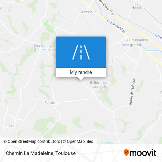 Chemin La Madeleine plan
