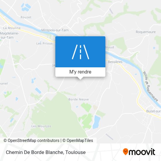 Chemin De Borde Blanche plan