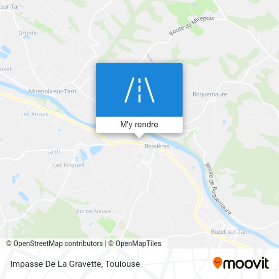 Impasse De La Gravette plan