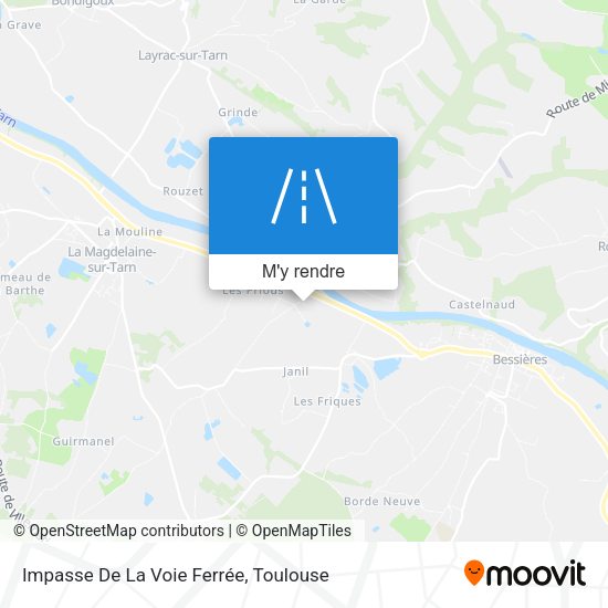 Impasse De La Voie Ferrée plan