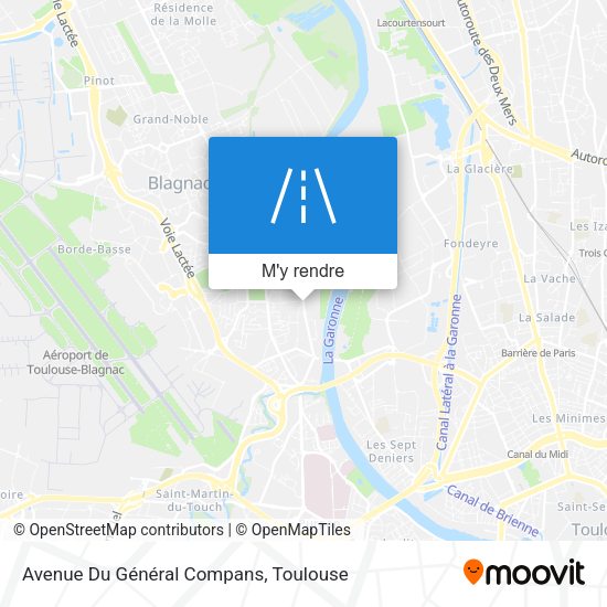 Avenue Du Général Compans plan