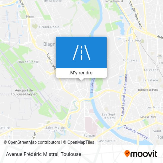 Avenue Frédéric Mistral plan