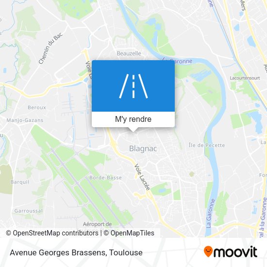 Avenue Georges Brassens plan