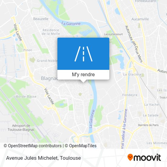 Avenue Jules Michelet plan