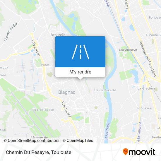 Chemin Du Pesayre plan