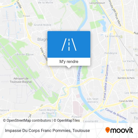 Impasse Du Corps Franc Pommies plan