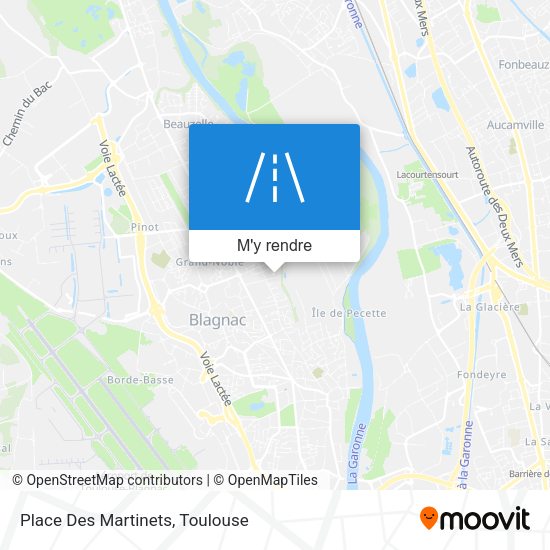 Place Des Martinets plan