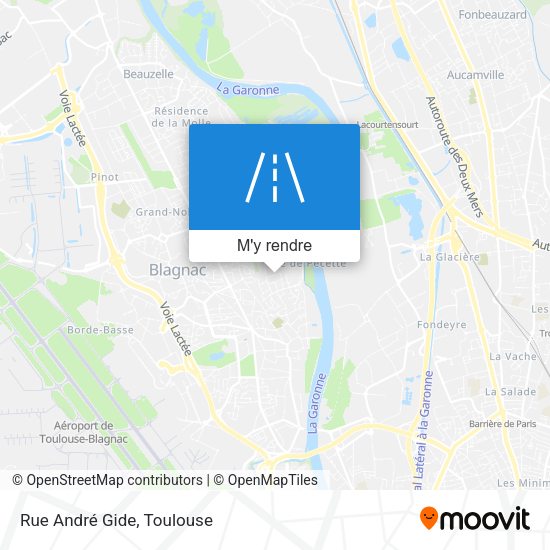 Rue André Gide plan