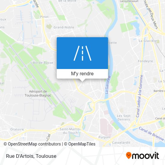Rue D'Artois plan